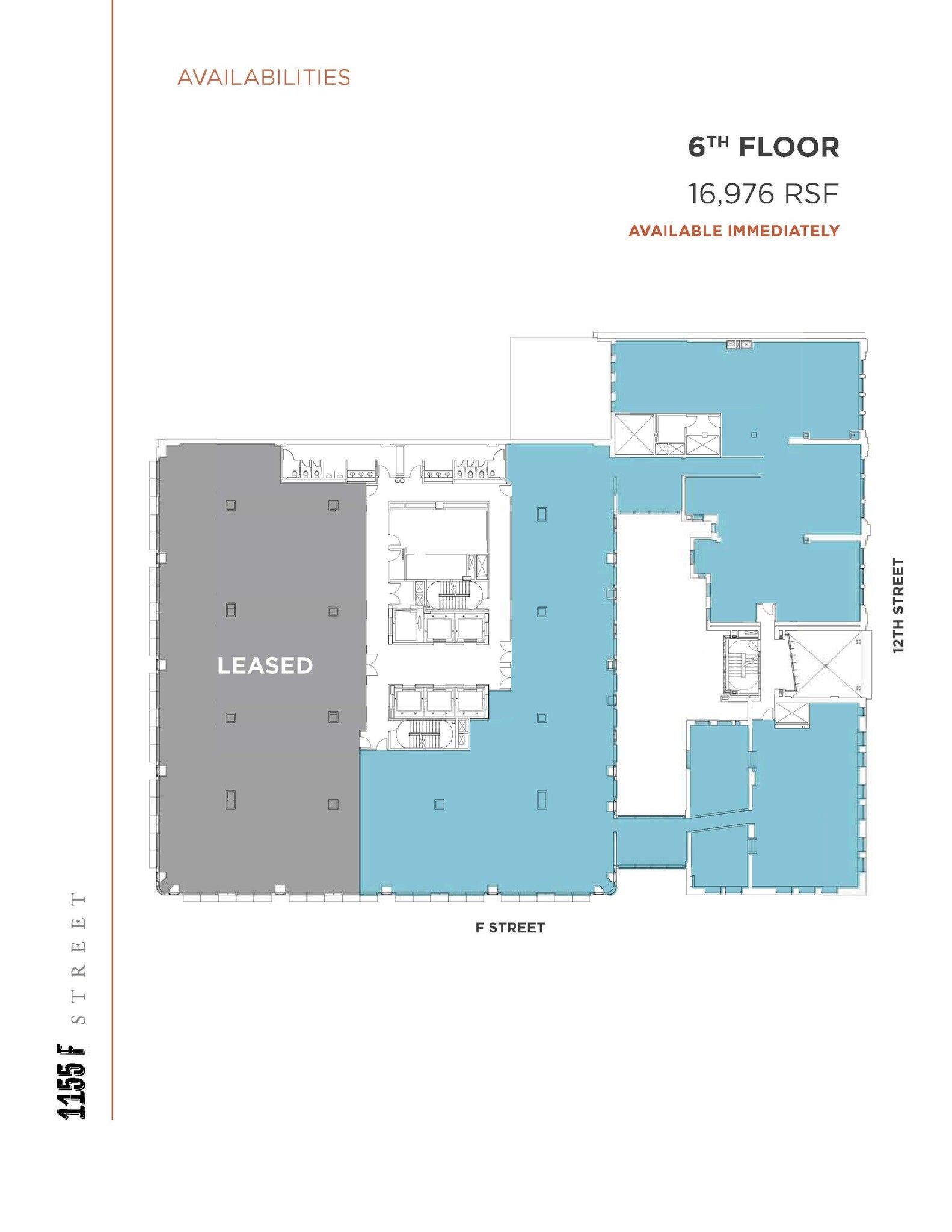 1155 F St NW, Washington, DC à louer Plan d’étage- Image 1 de 1
