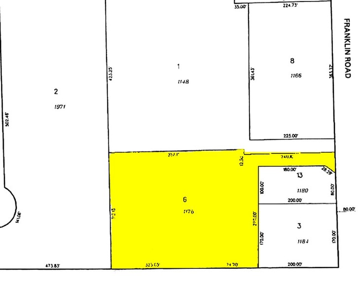 1176 Franklin Gateway, Marietta, GA à louer - Plan cadastral - Image 2 de 8