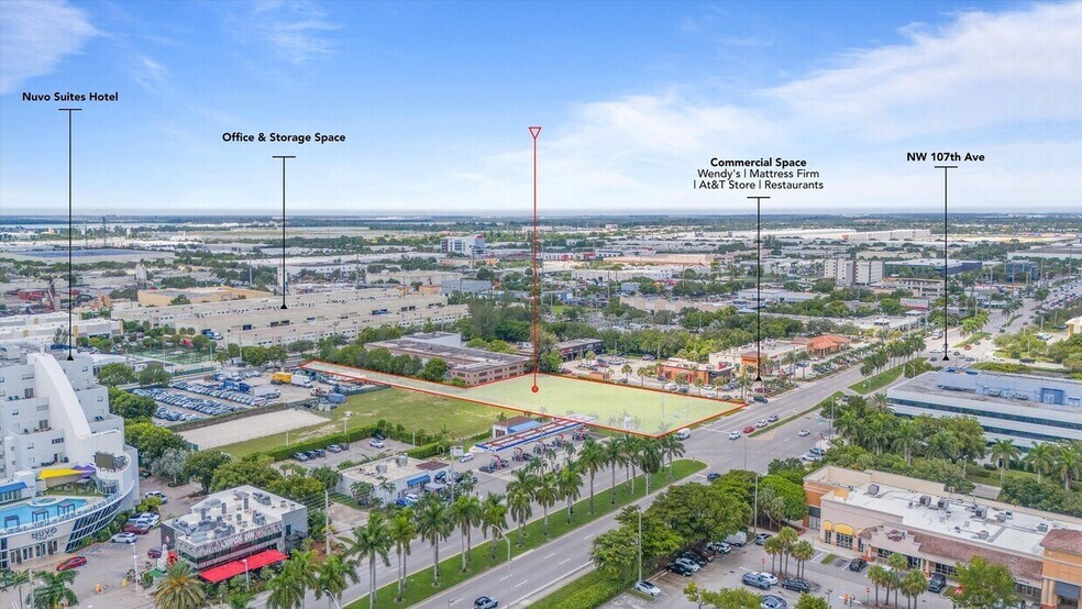 10765 NW 19th St, Sweetwater, FL à vendre - Aérien - Image 3 de 14