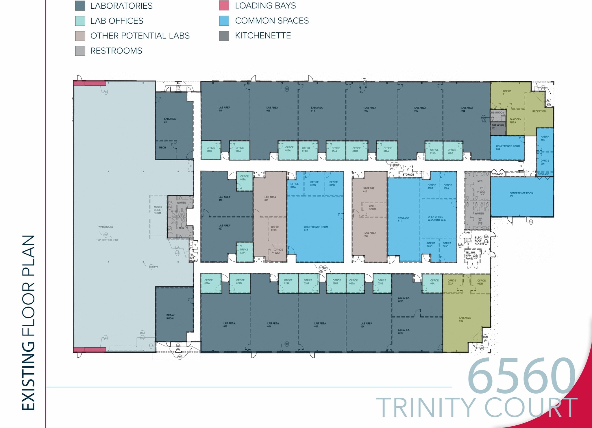 6560 Trinity Ct, Dublin, CA à louer Plan d’étage- Image 1 de 3