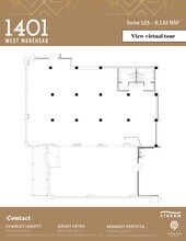 1401 W Morehead St, Charlotte, NC for lease Floor Plan- Image 1 of 2
