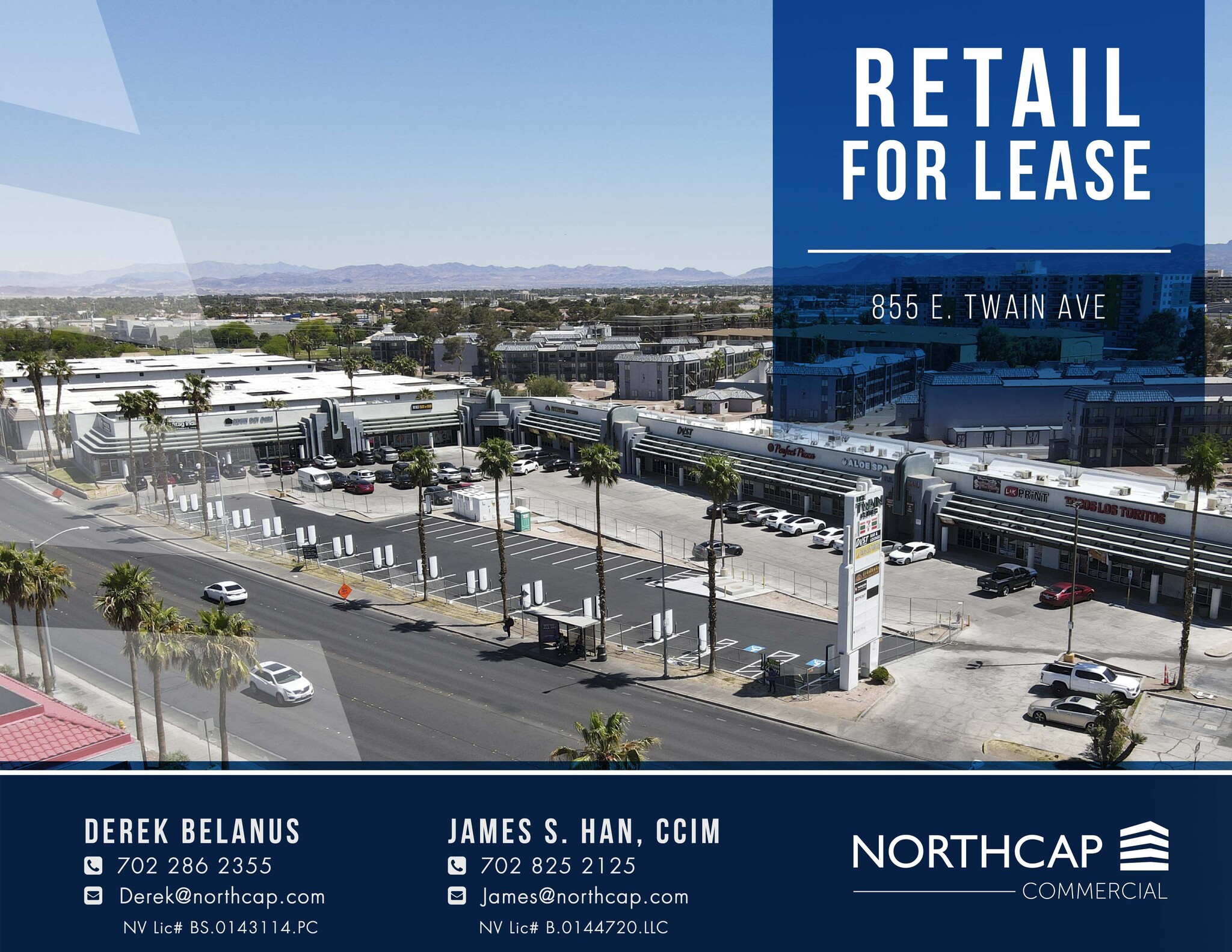 815-855 E Twain Ave, Las Vegas, NV for lease Primary Photo- Image 1 of 15