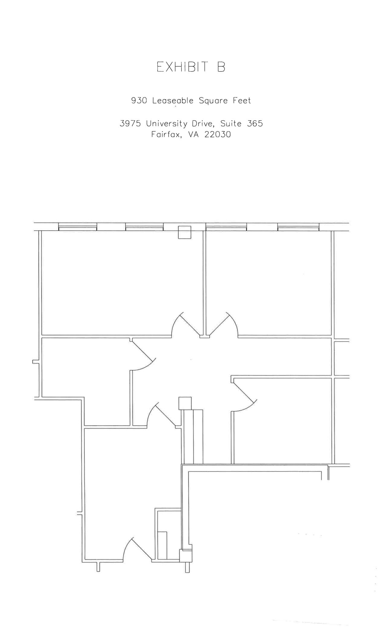 3975 University Dr, Fairfax, VA for lease Site Plan- Image 1 of 1
