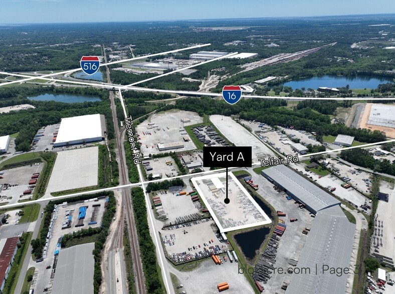 425 Telfair Rd, Savannah, GA for lease - Aerial - Image 3 of 12