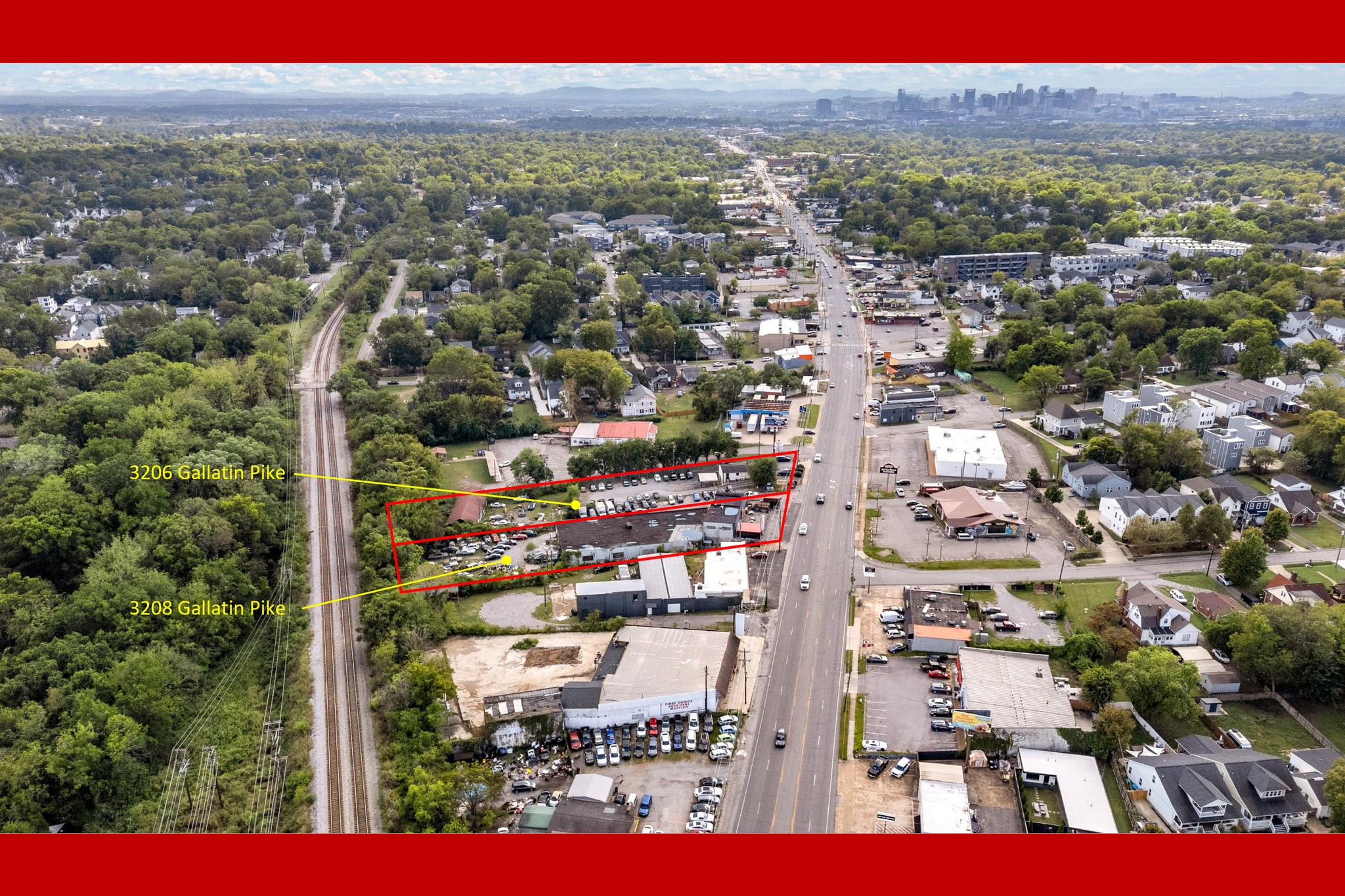 3206-3208 Gallatin Pike-MUL-A 2.02 AC portefeuille de 2 propriétés à vendre sur LoopNet.ca Aérien- Image 1 de 8