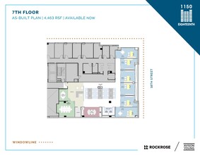 1150 18th St NW, Washington, DC à louer Plan d  tage- Image 1 de 1