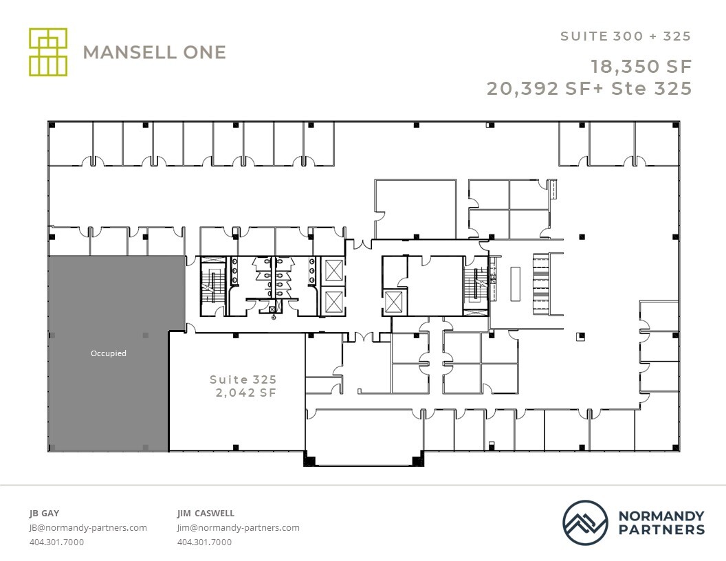 3700 Mansell Rd, Alpharetta, GA à louer Plan d  tage- Image 1 de 2