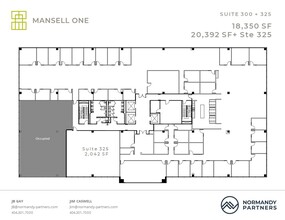 3700 Mansell Rd, Alpharetta, GA à louer Plan d  tage- Image 1 de 2