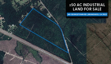 285 Georgetown Rd, Brunswick, GA - AERIAL  map view - Image1