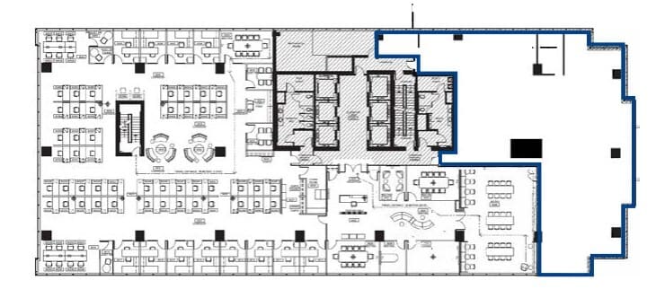 140 10th Ave SE, Calgary, AB à louer Plan d’étage- Image 1 de 1