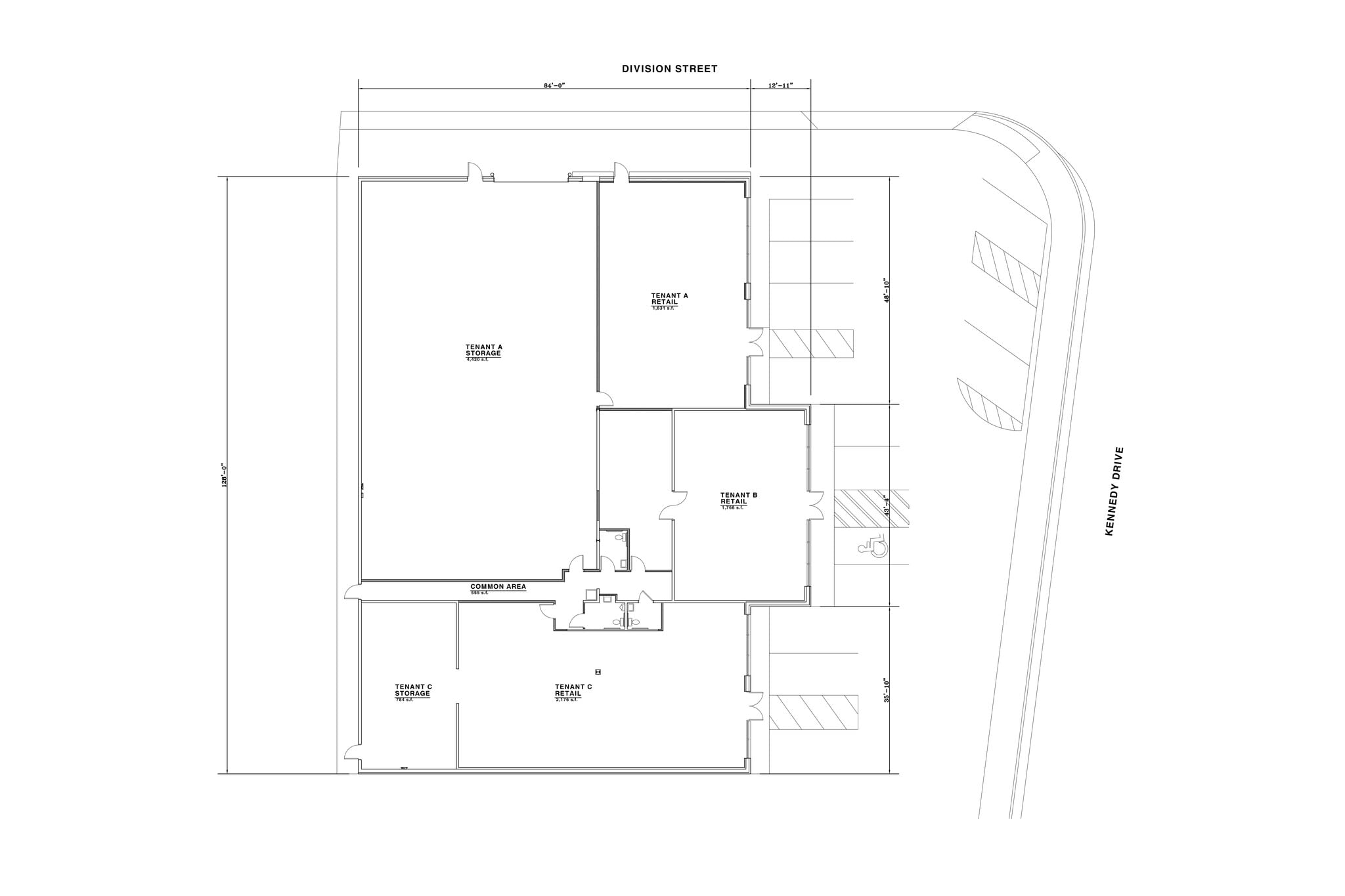 305-325 S Kennedy Dr, Bradley, IL for lease Site Plan- Image 1 of 1