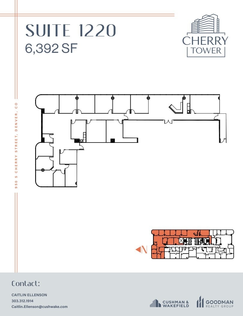 950 S Cherry St, Denver, CO for lease Floor Plan- Image 1 of 1