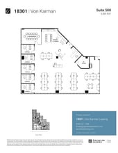 18301 Von Karman Ave, Irvine, CA à louer Plan d’étage- Image 1 de 8