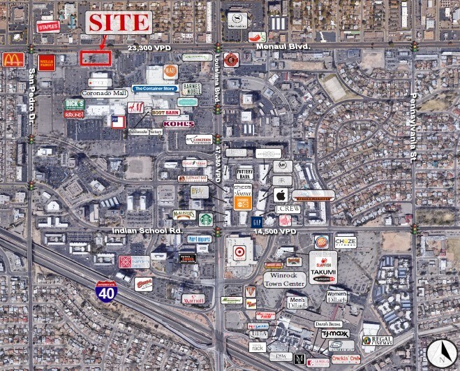 6600 Menaul Blvd NE, Albuquerque, NM à louer - Aérien - Image 2 de 4