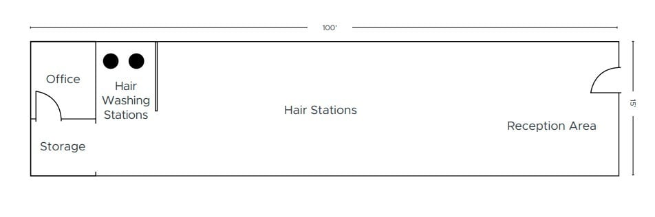 634 Broadway, San Diego, CA à louer Plan d’étage- Image 1 de 1