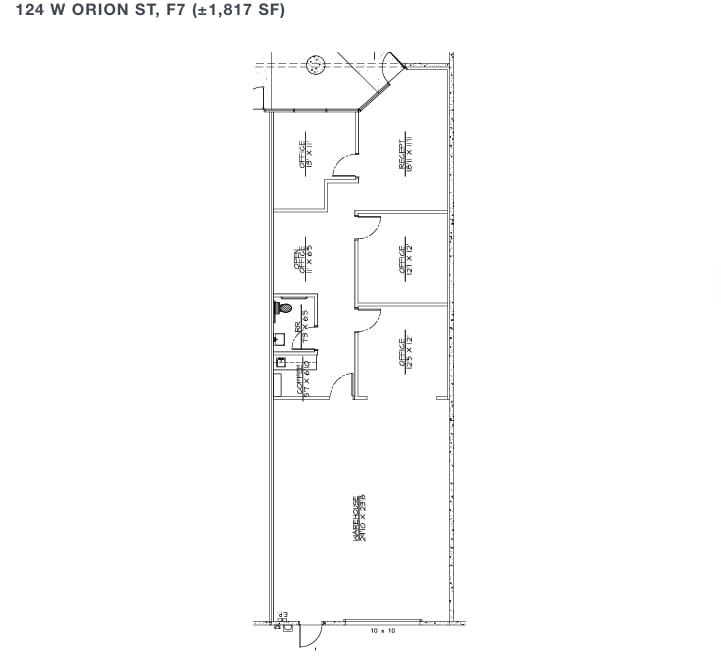 6105 S Ash Ave, Tempe, AZ à louer Plan d’étage- Image 1 de 1