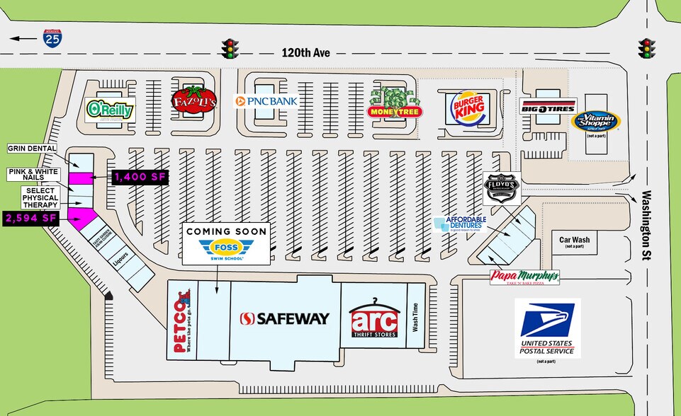 420 E 120th Ave, Northglenn, CO à louer - Plan de site - Image 2 de 8