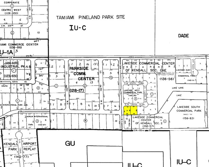 13192 SW 130th Ter, Miami, FL à louer - Plan cadastral - Image 2 de 3