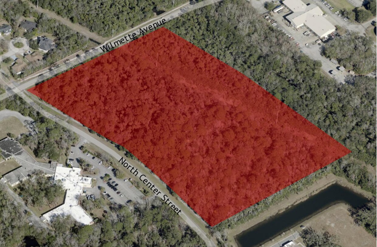 SEC of Wilmette Ave. & N. Center Street, Ormond Beach, FL à vendre Aérien- Image 1 de 2