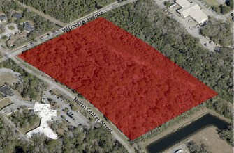 SEC of Wilmette Ave. & N. Center Street, Ormond Beach, FL - Aerial  map view
