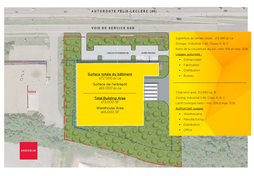 Hwy Trans-Canada, Baie-d'Urfé, QC for sale - Site Plan - Image 3 of 4