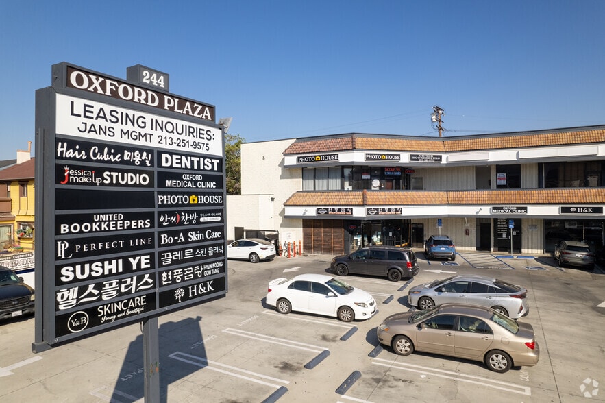 238-244 S Oxford Ave, Los Angeles, CA for lease - Aerial - Image 2 of 5