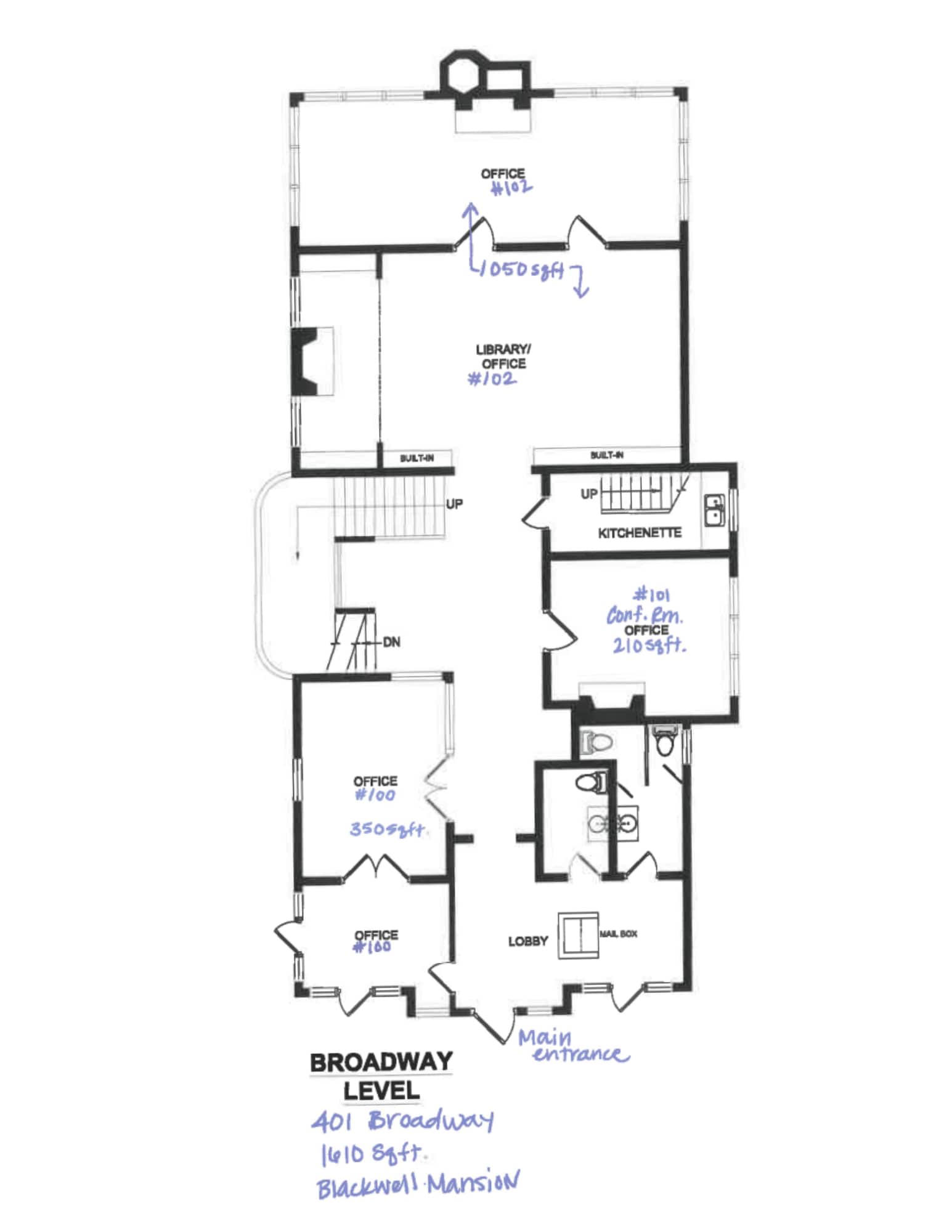 401 Broadway, Tacoma, WA for lease Floor Plan- Image 1 of 1