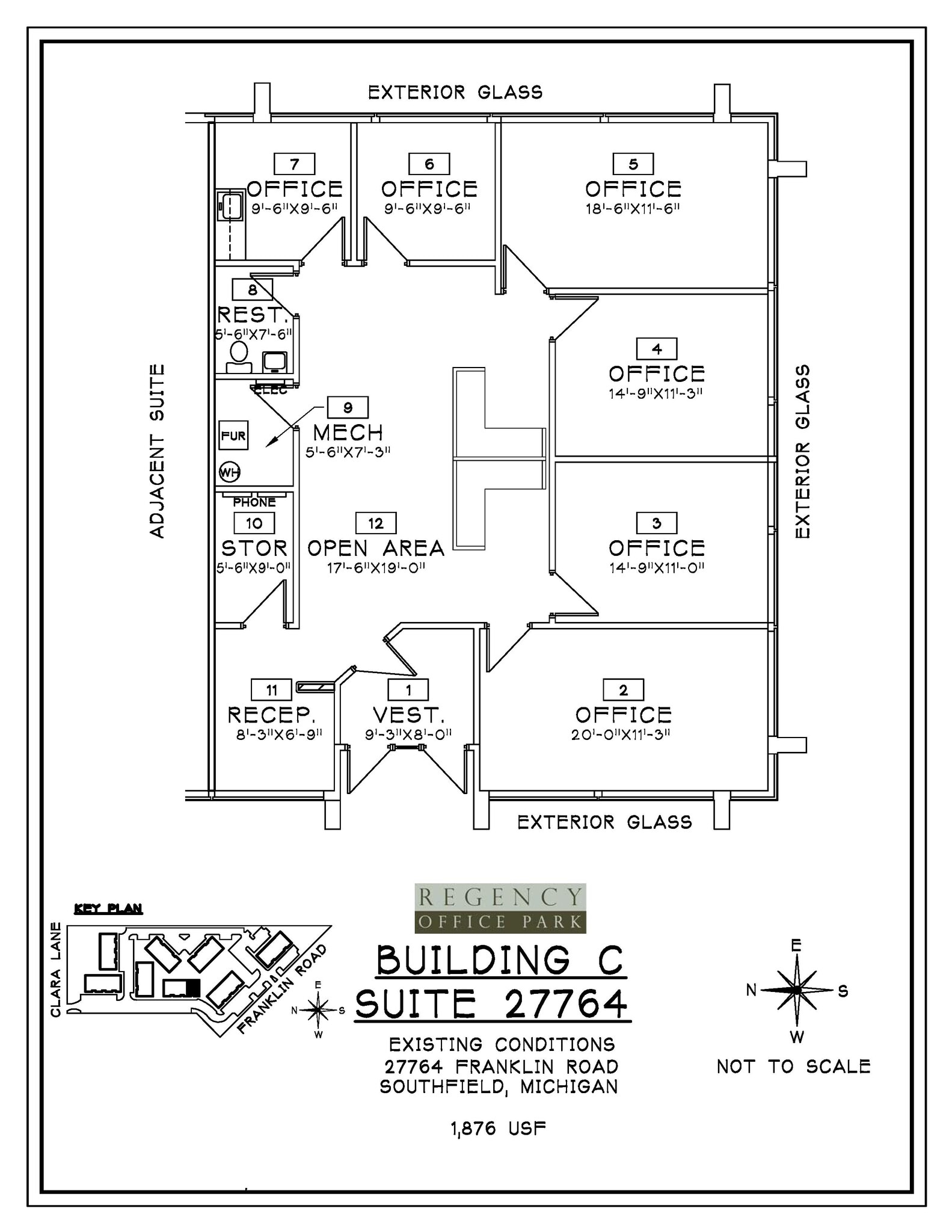 27650-27652 Franklin Rd, Southfield, MI for lease Floor Plan- Image 1 of 1