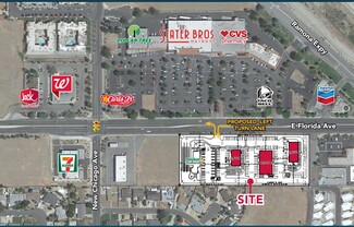 Plus de détails pour SEQ E Florida Ave & New Chicago Ave Dr, Hemet, CA - Vente au détail à louer