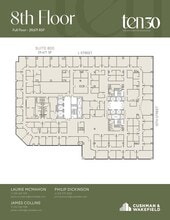 1030 15th St NW, Washington, DC à louer Plan d’étage- Image 1 de 1