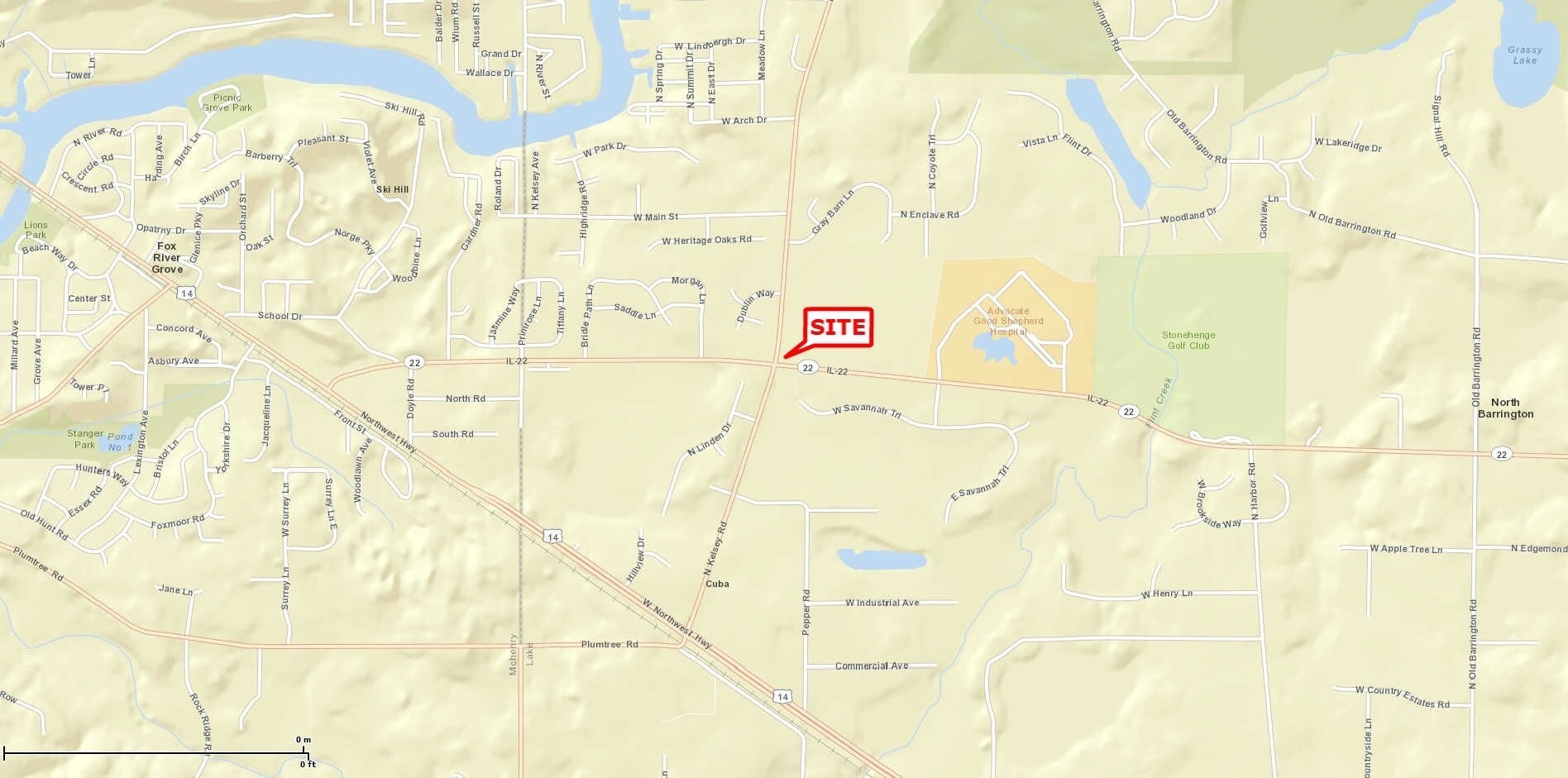 28286 W Route 22, Lake Barrington, IL à vendre Photo du bâtiment- Image 1 de 1