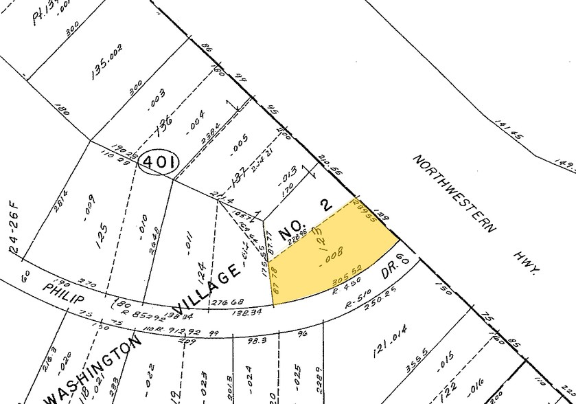 23555 Northwestern Hwy, Southfield, MI à louer - Plan cadastral - Image 3 de 4