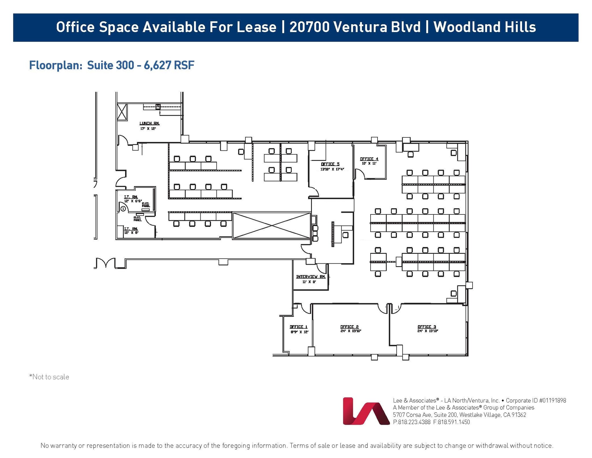 20700 Ventura Blvd, Woodland Hills, CA for lease Floor Plan- Image 1 of 1