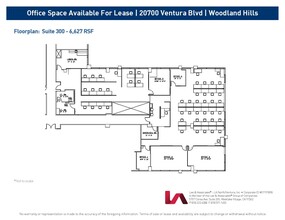 20700 Ventura Blvd, Woodland Hills, CA for lease Floor Plan- Image 1 of 1