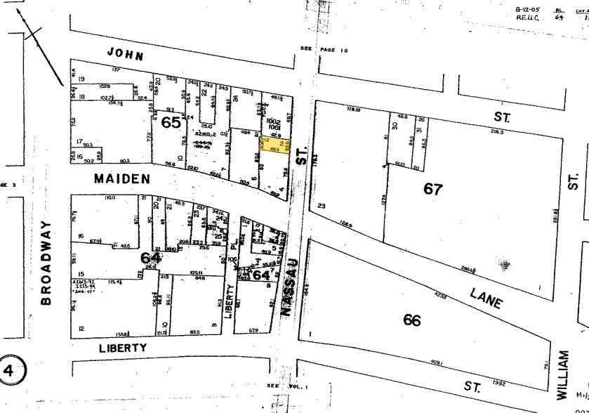 63 Nassau St, New York, NY for lease - Plat Map - Image 2 of 7