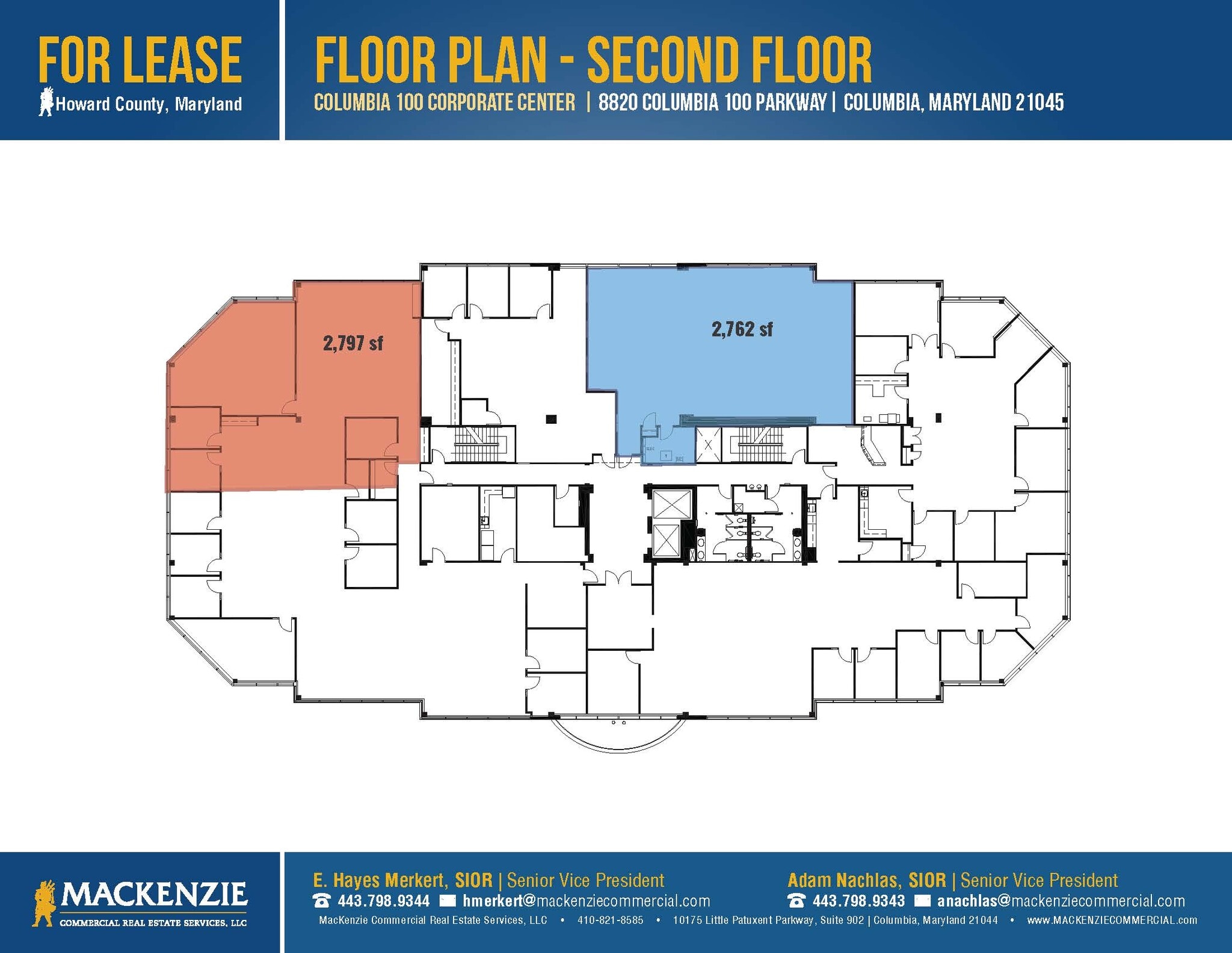 8820 Columbia 100 Pky, Columbia, MD for lease Floor Plan- Image 1 of 1