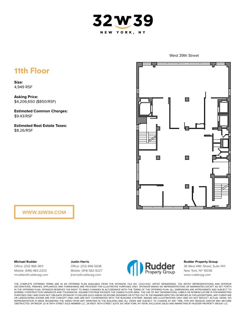 32 W 39th St, New York, NY for lease Floor Plan- Image 1 of 1
