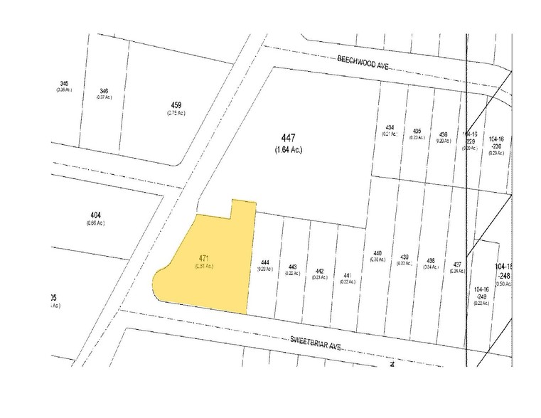 2424 21st Ave S, Nashville, TN for lease - Plat Map - Image 3 of 3