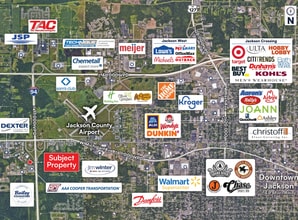 1051 Hurst Rd, Jackson, MI - Aerial  map view