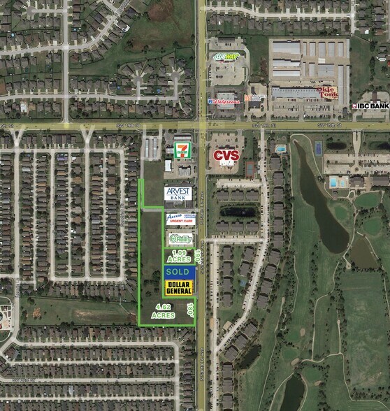 2109-2125 S Santa Fe Ave, Moore, OK for sale - Aerial - Image 1 of 1