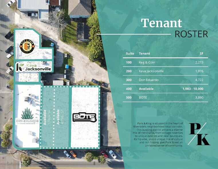 2655-2665 Park St, Jacksonville, FL à louer - Photo du bâtiment - Image 2 de 9