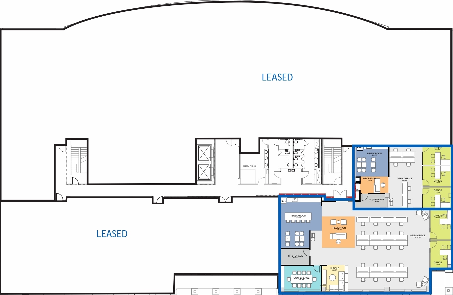 4307 Emperor Blvd, Durham, NC à louer Plan d’étage- Image 1 de 3