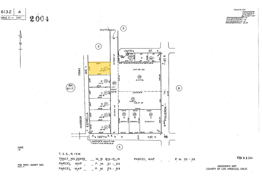 13222 Estrella Ave, Los Angeles, CA for lease - Plat Map - Image 3 of 10