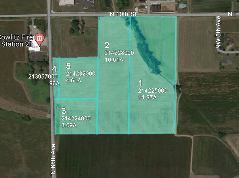 00 65th Ave, Ridgefield, WA for sale - Aerial - Image 2 of 4