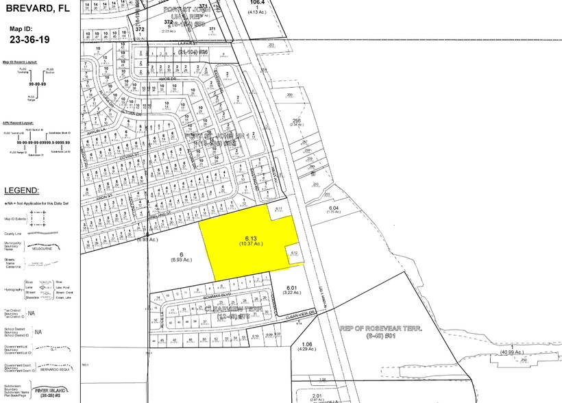 6257 N Highway 1, Port Saint John, FL à vendre - Plan cadastral - Image 1 de 1