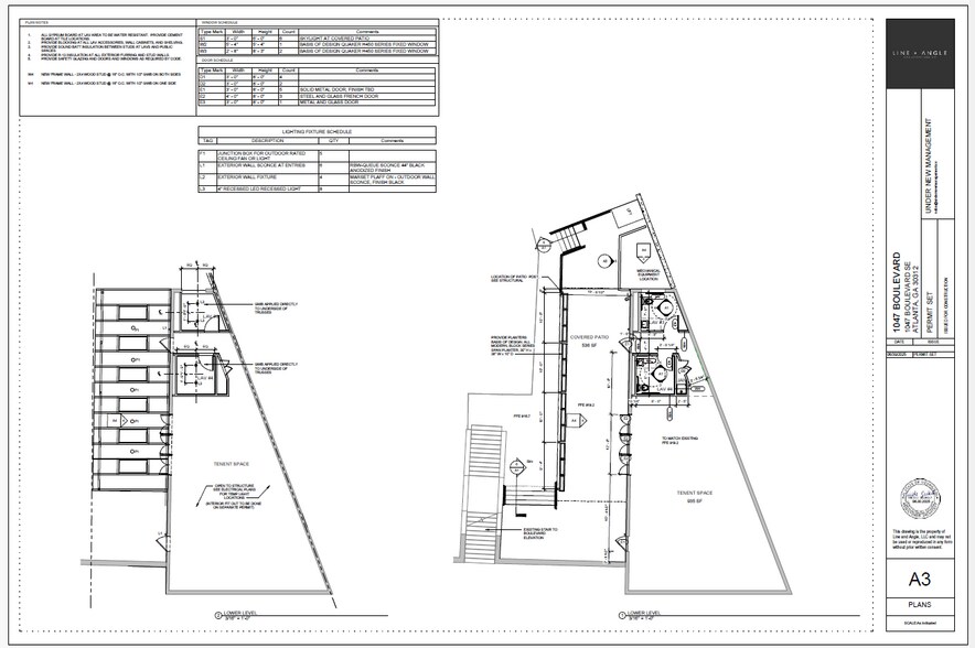 1075 Boulevard SE, Atlanta, GA à louer - Plan d’étage - Image 2 de 2