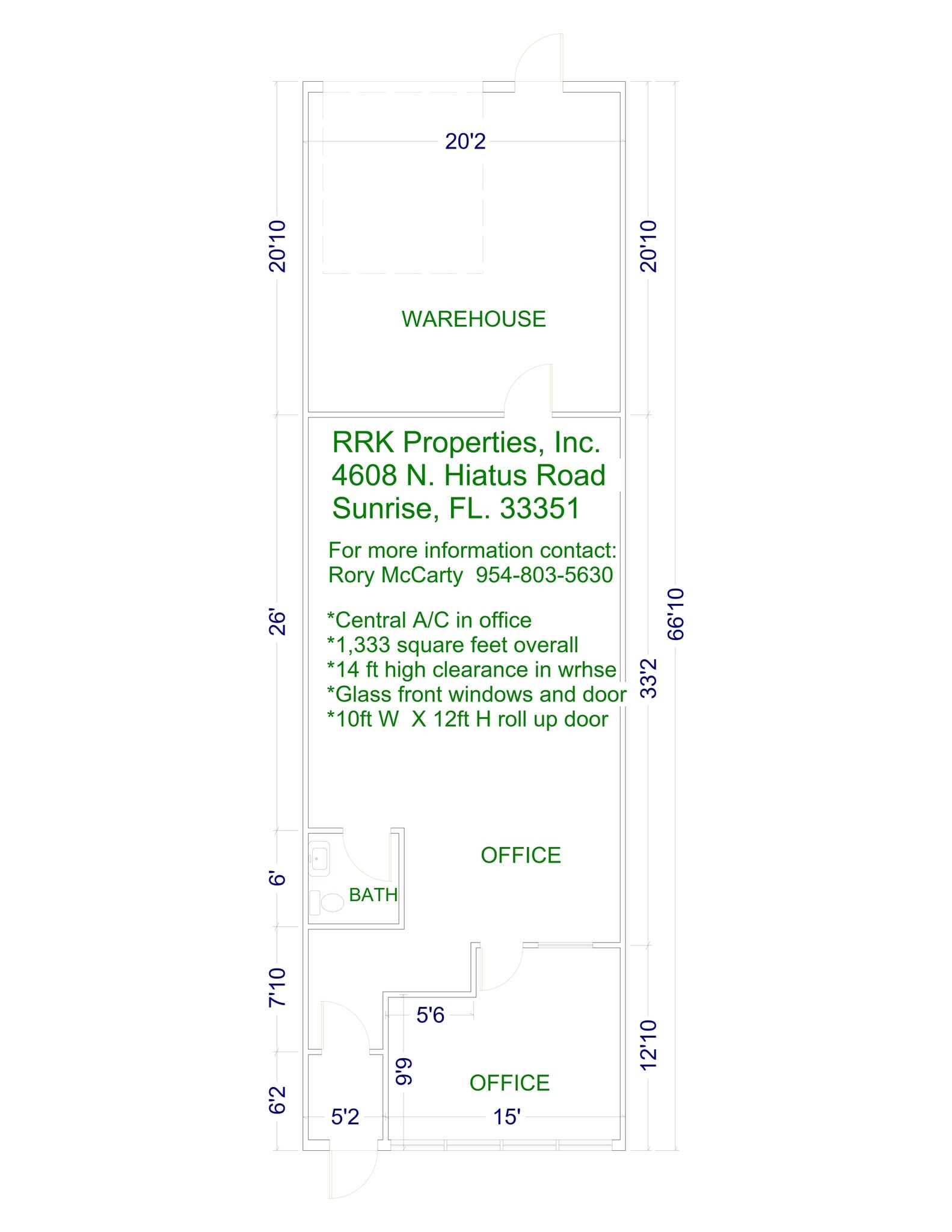4600-4628 Hiatus Rd, Sunrise, FL for lease Site Plan- Image 1 of 11