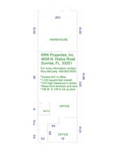 4600-4628 Hiatus Rd, Sunrise, FL for lease Site Plan- Image 1 of 11