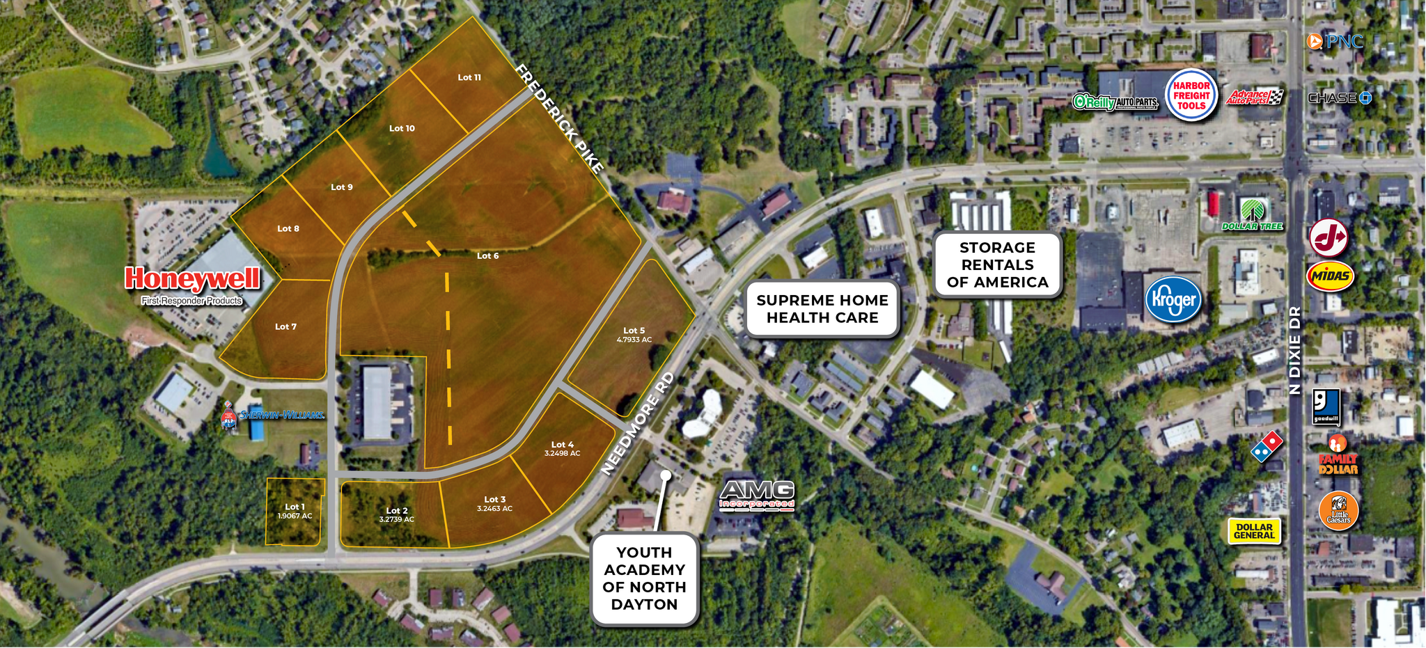 Shoup Mill & Frederick Pike, Dayton, OH à vendre Photo du bâtiment- Image 1 de 6