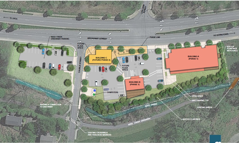 425 Broadway St, Asheville, NC for lease - Site Plan - Image 2 of 2